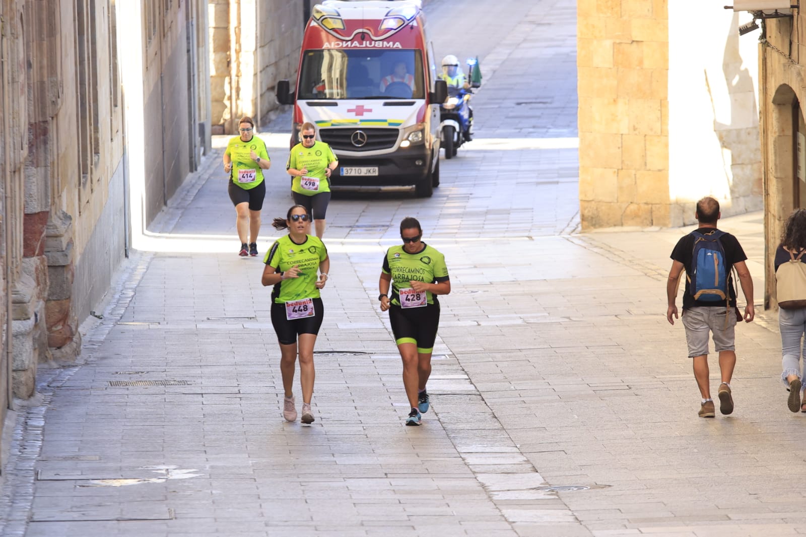 Carlos Gallego y Gema Martin ganan la carrera contra la Violencia de Género