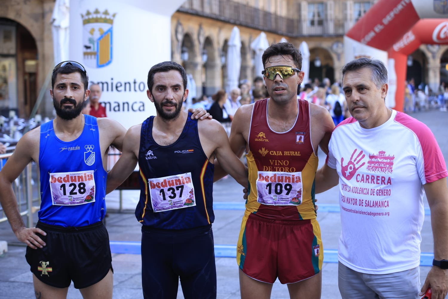 Carlos Gallego y Gema Martin ganan la carrera contra la Violencia de Género