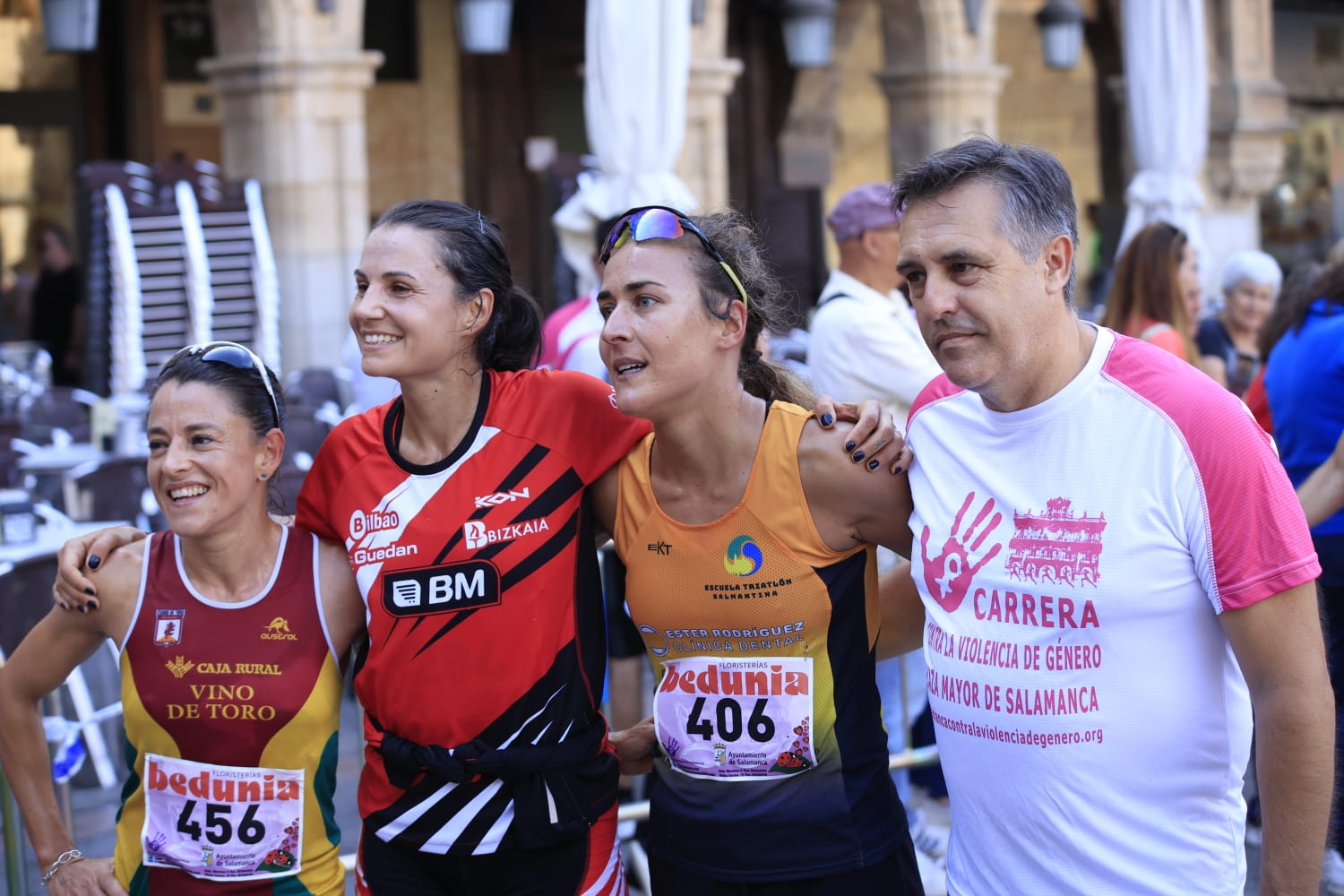 Carlos Gallego y Gema Martin ganan la carrera contra la Violencia de Género