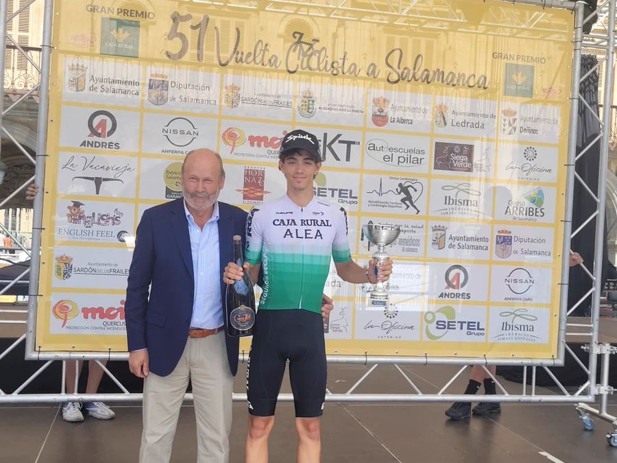 Cadena revalida su título en la Vuelta Ciclista a Salamanca