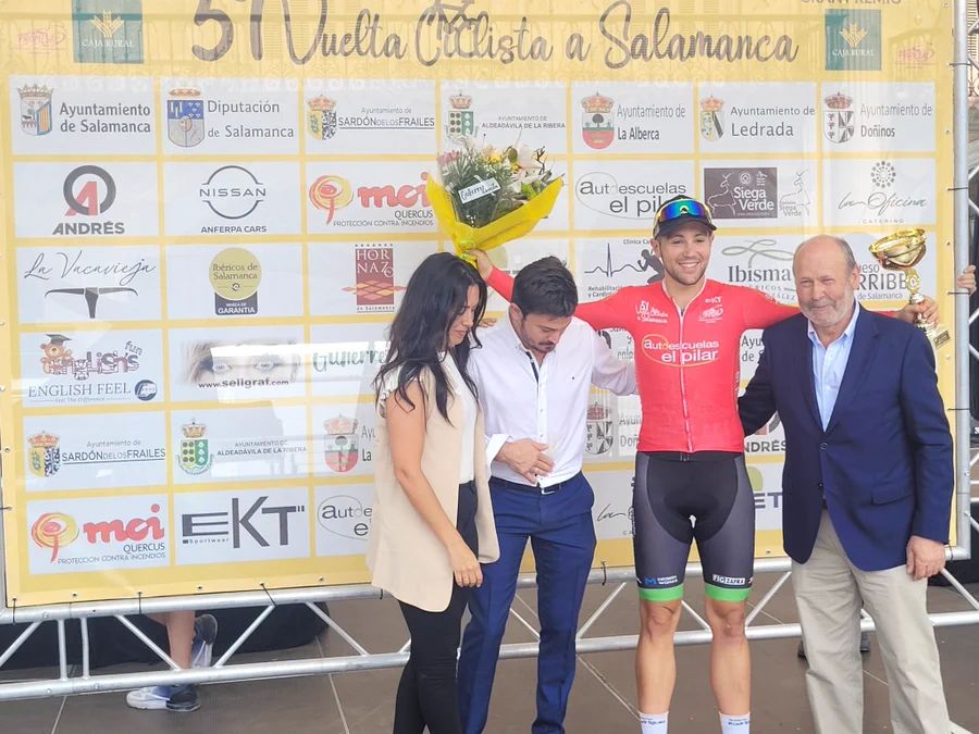 Cadena revalida su título en la Vuelta Ciclista a Salamanca