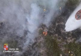 Extinguido un pequeño incendio intencionado en La Alberca