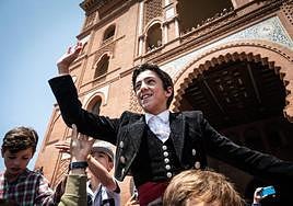 Marco Pérez, en su estreno en Las Ventas en mayo.