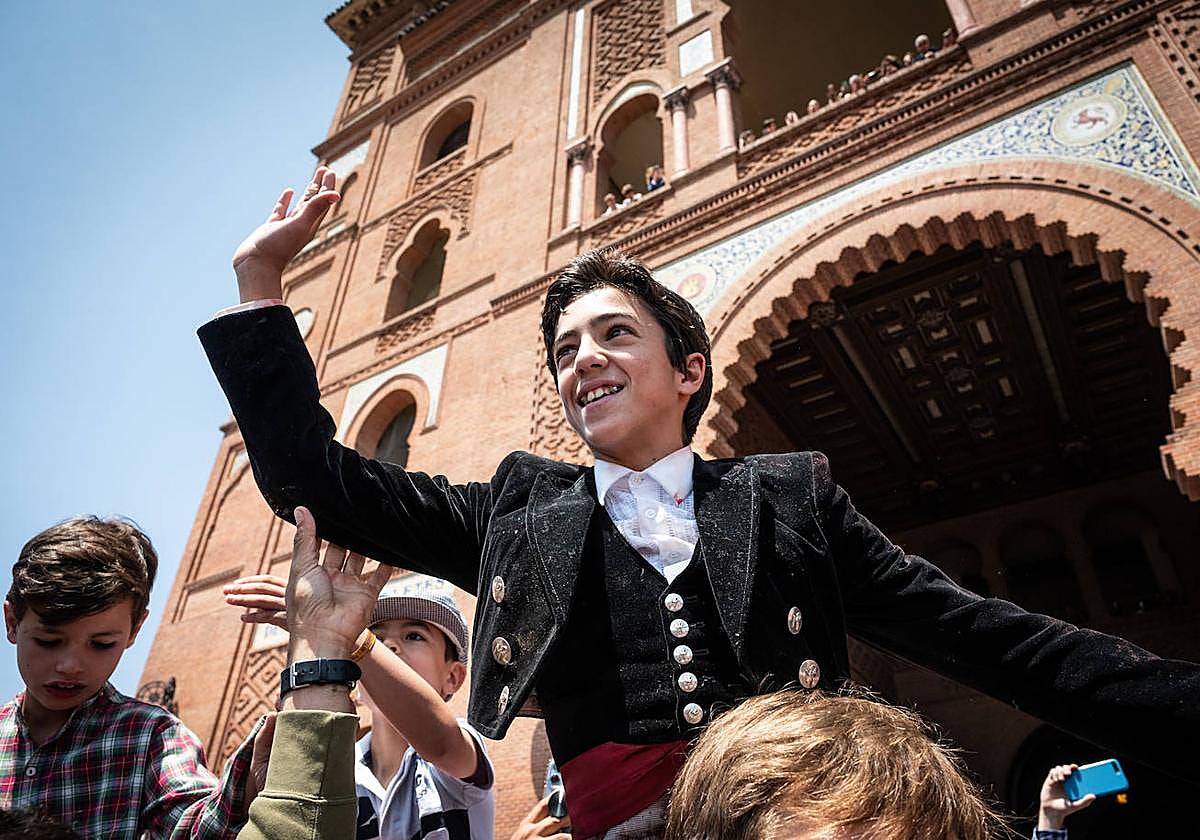 Marco Pérez, en su estreno en Las Ventas en mayo.