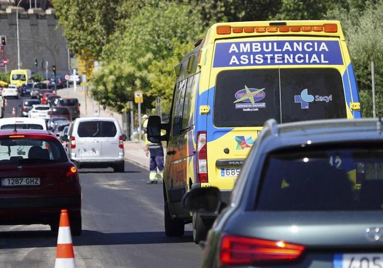 Una mujer herida junto al Helmántico y un varón en Babilafuente en sendos accidentes