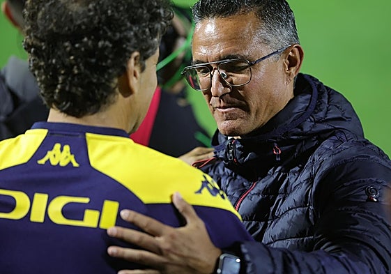 Dani Ponz, en el estadio Reina Sofía