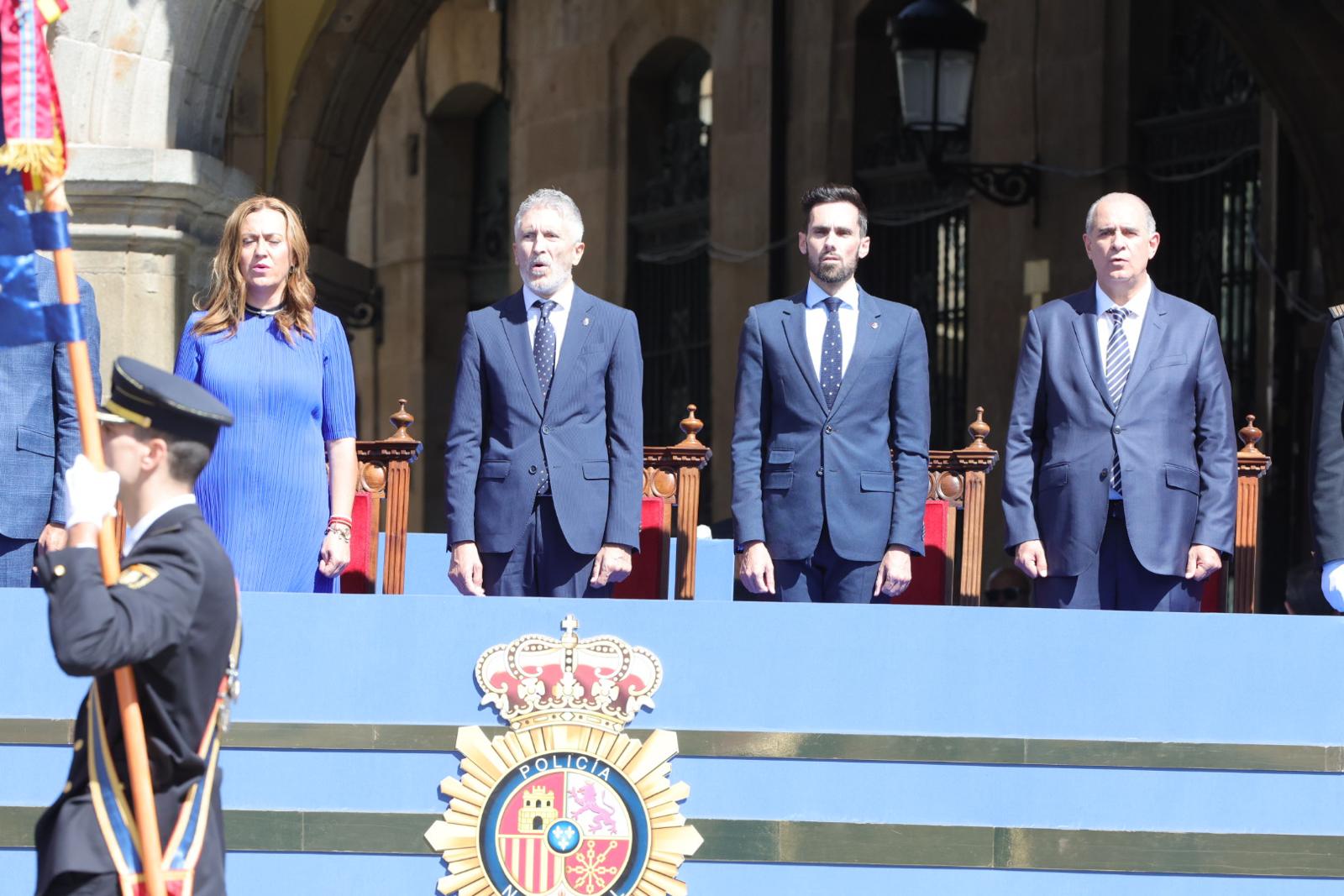 Marlaska, en el acto central de celebración del Día de la Policía en Salamanca