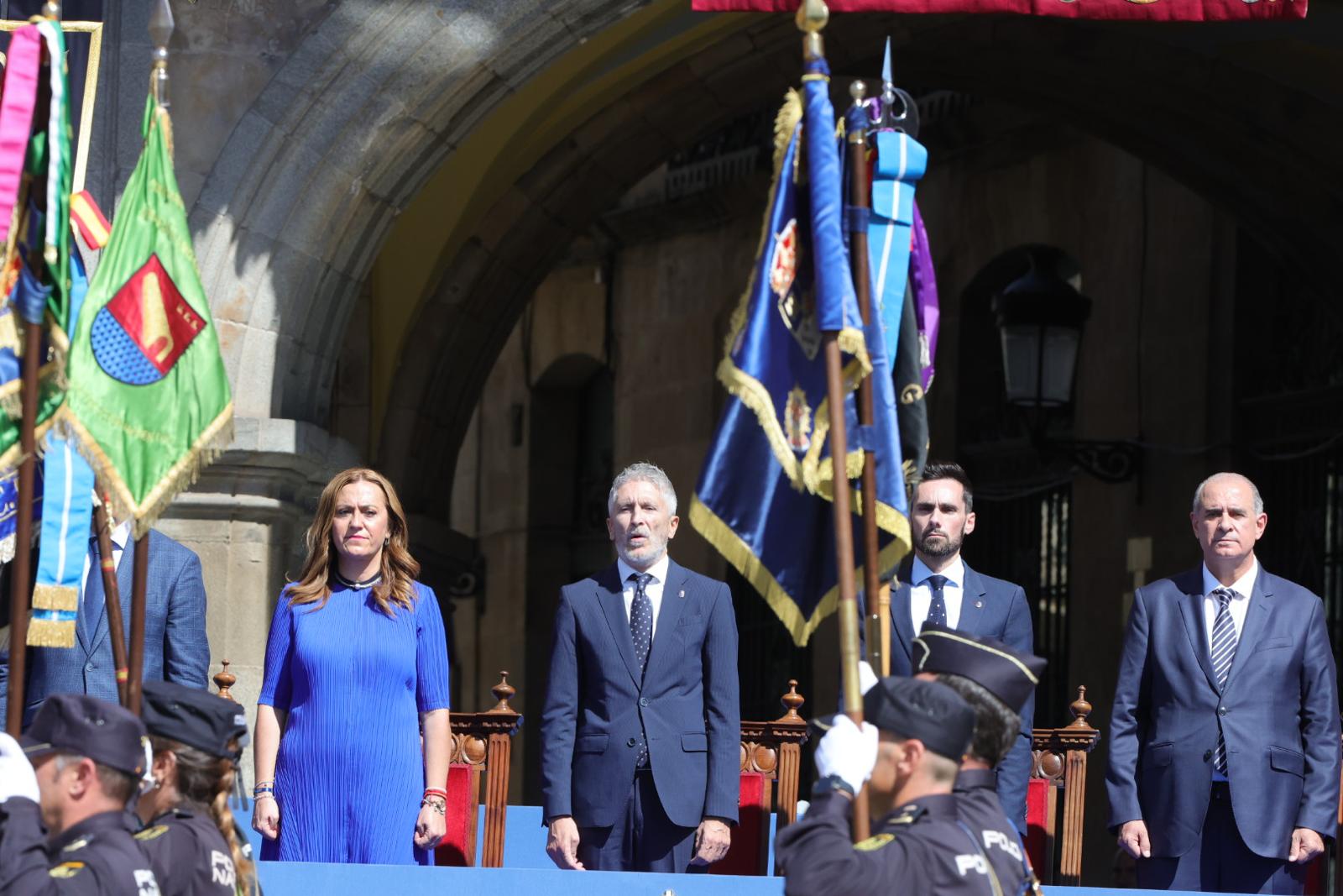 Marlaska, en el acto central de celebración del Día de la Policía en Salamanca