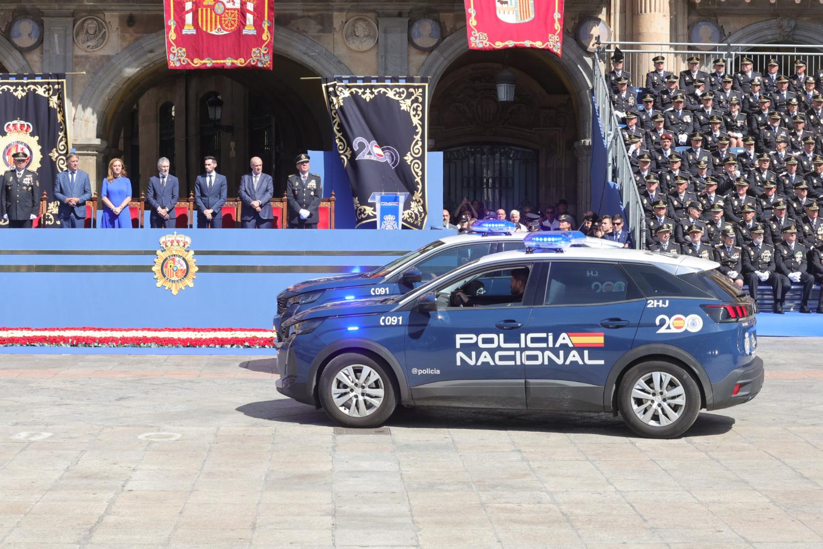 Marlaska, en el acto central de celebración del Día de la Policía en Salamanca