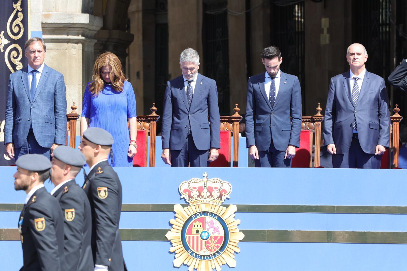 Marlaska, en el acto central de celebración del Día de la Policía en Salamanca