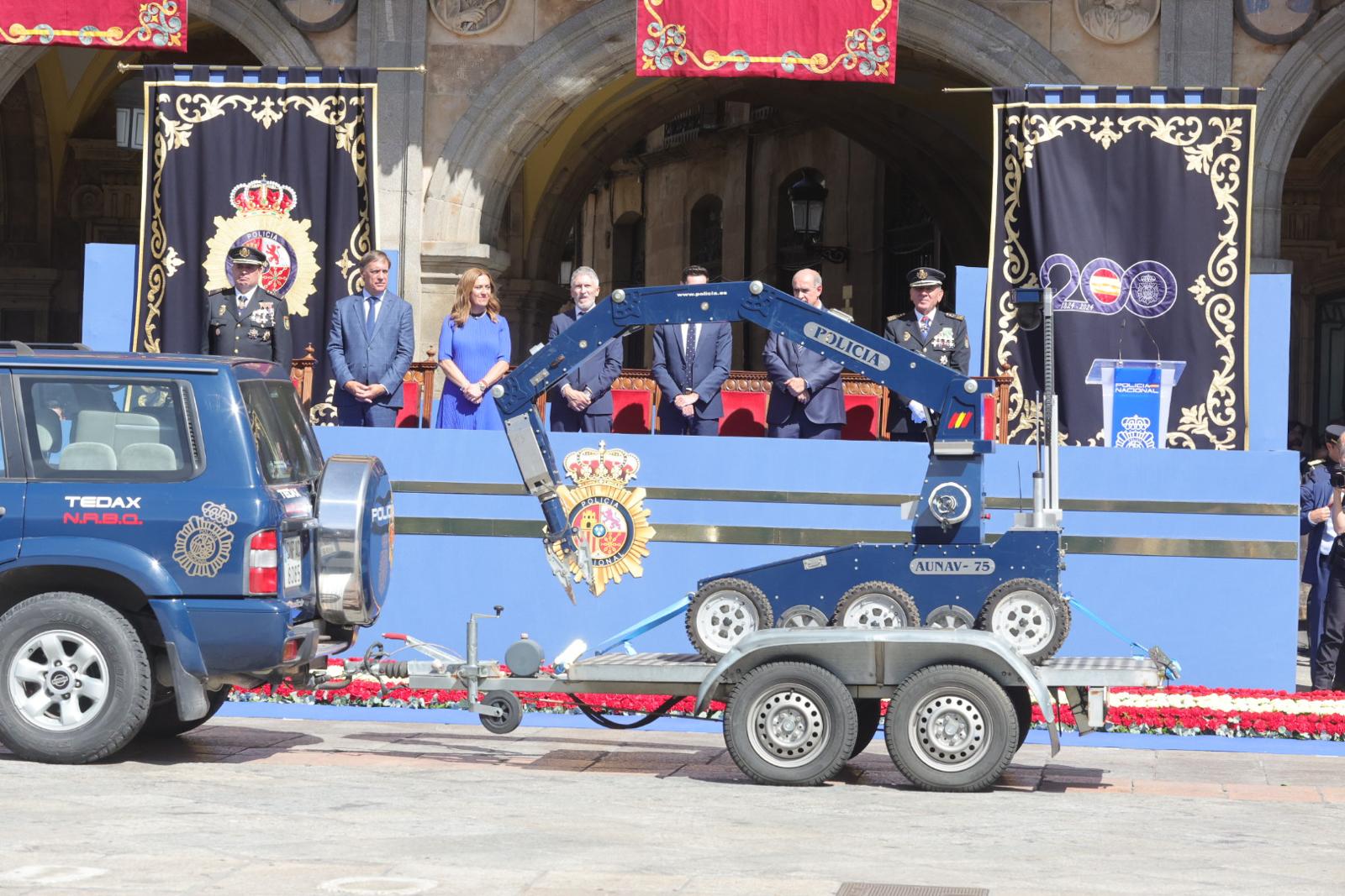 Marlaska, en el acto central de celebración del Día de la Policía en Salamanca