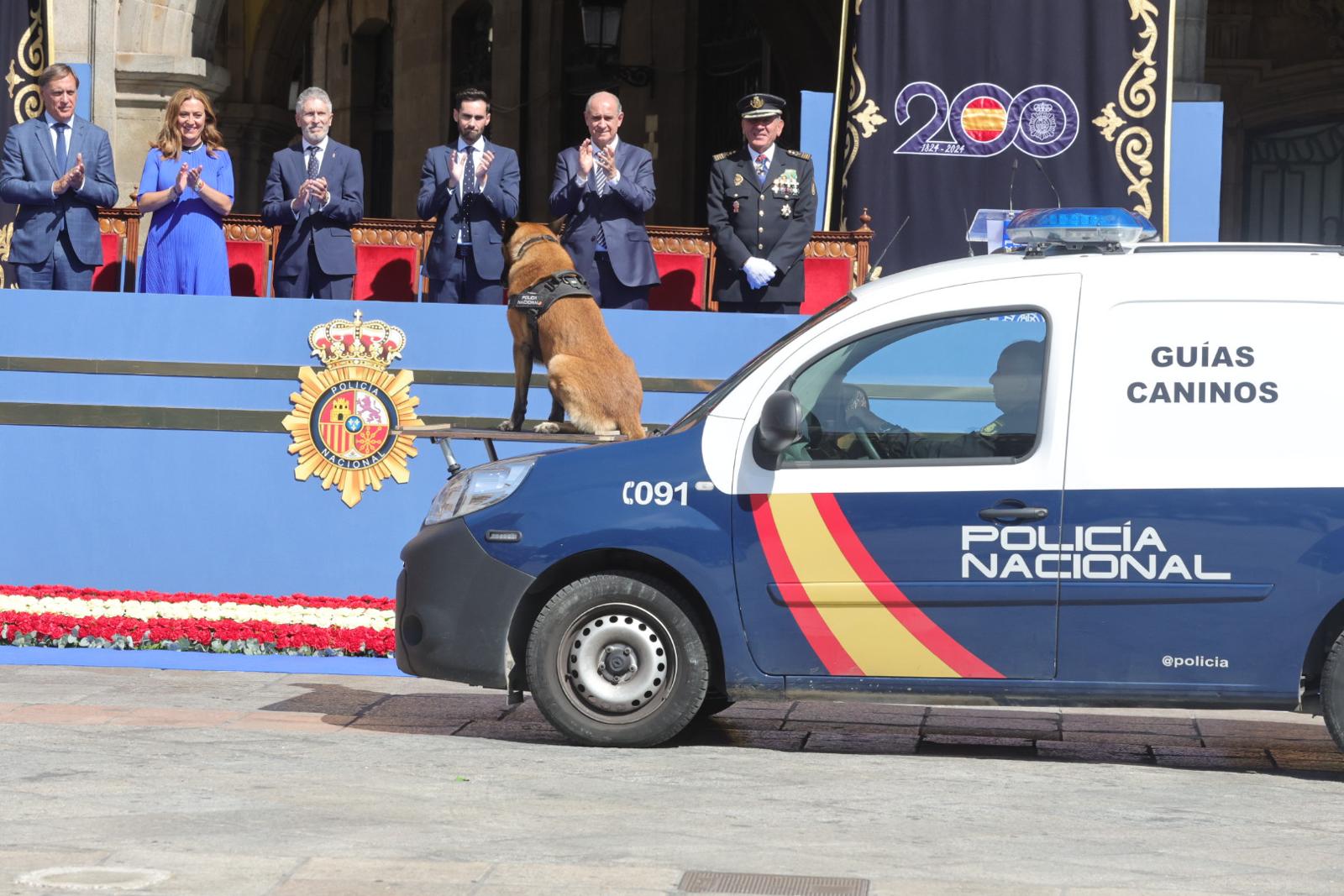 Marlaska, en el acto central de celebración del Día de la Policía en Salamanca
