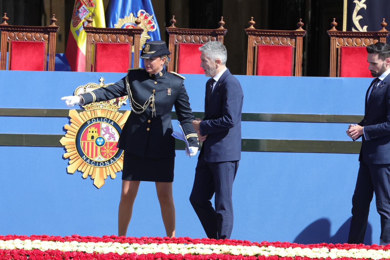 Marlaska, en el acto central de celebración del Día de la Policía en Salamanca