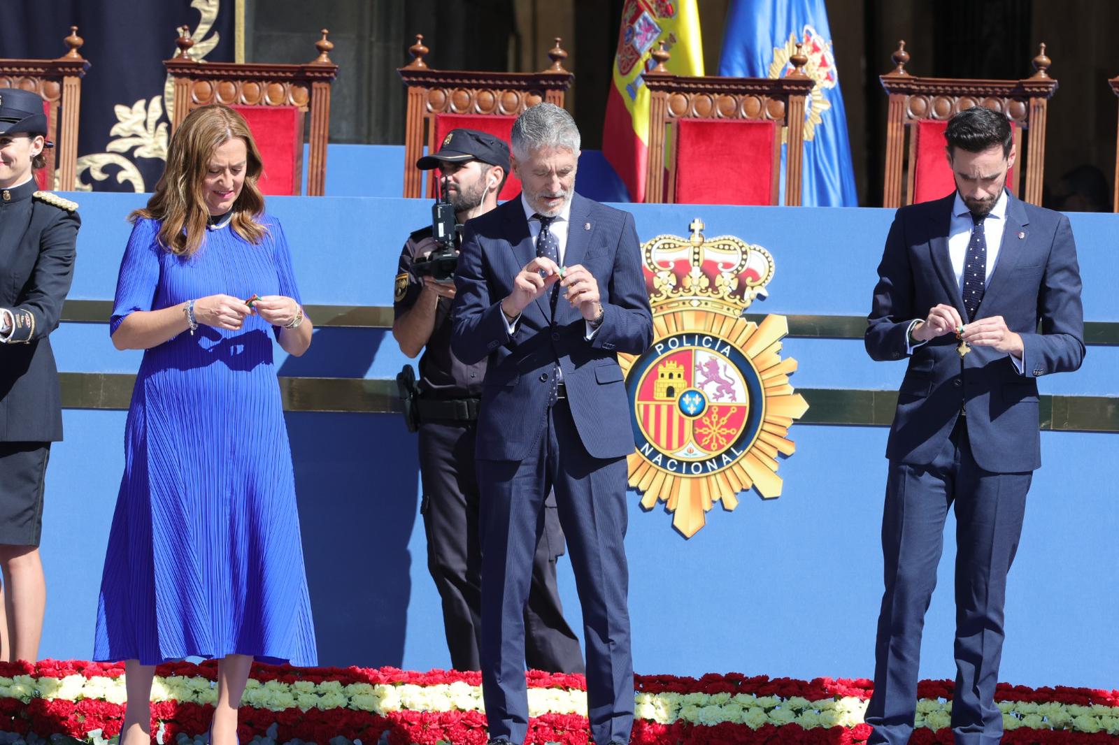 Marlaska, en el acto central de celebración del Día de la Policía en Salamanca