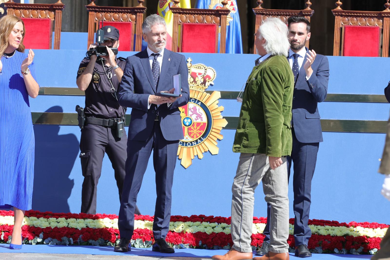 Marlaska, en el acto central de celebración del Día de la Policía en Salamanca