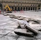 Los retoques de la Plaza Mayor de Salamanca: 70 años de cirugías para conservar el monumento