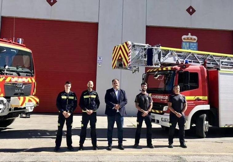 La Diputación reforzará con 24 bomberos funcionarios el parque de Villares de la Reina