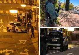 Imágenes de las entradas y despligue policial en la operación antidroga en Chamberí y Pizarrales.