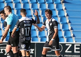 Slavy celebra el gol anotado este domingo