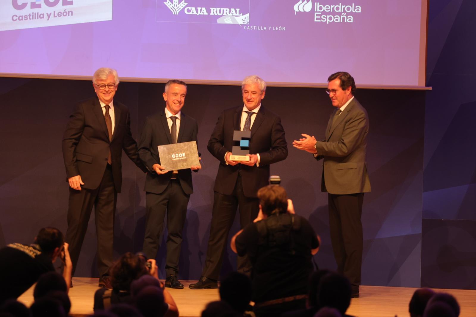 Miguel y Carlos Sever, premio CEOE Zamora.