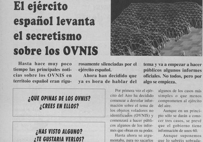 Recorte de prensa del 7 de octubre de 1992