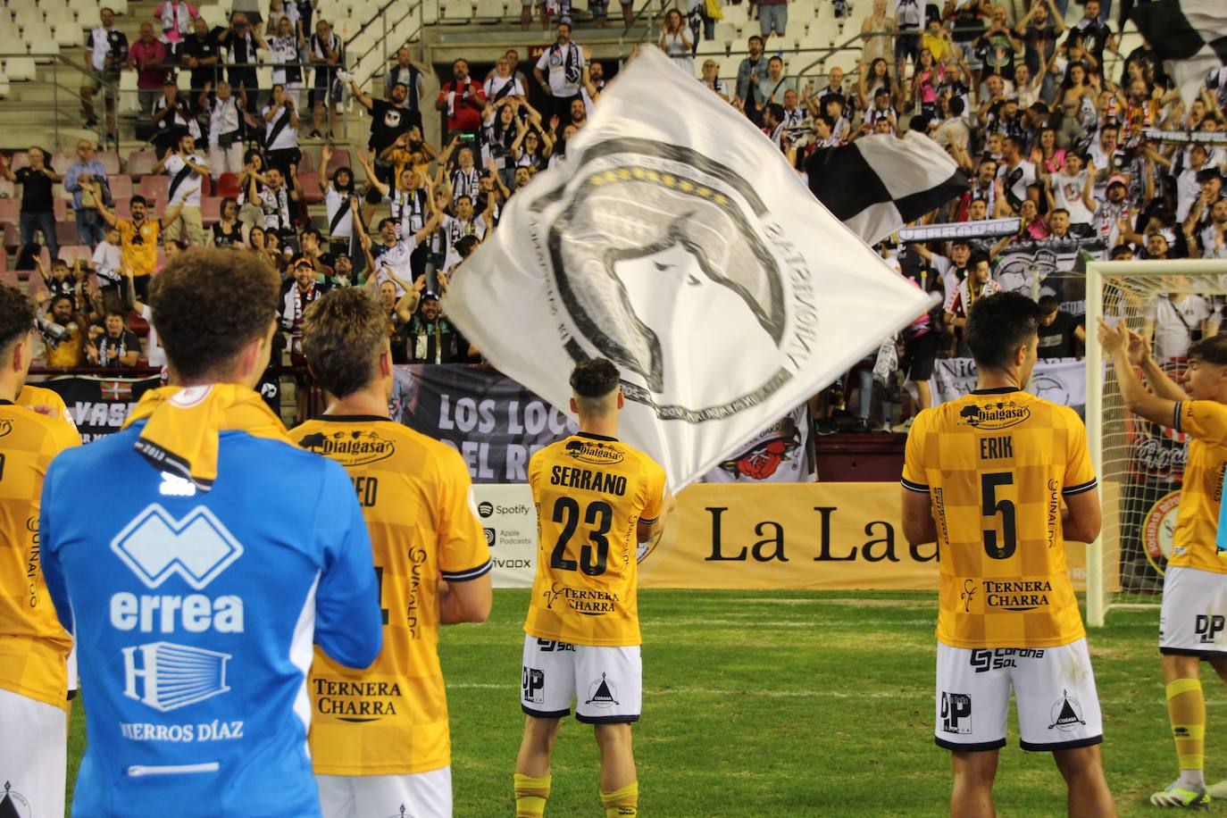 Logroñés-Unionistas: celebración del fútbol popular