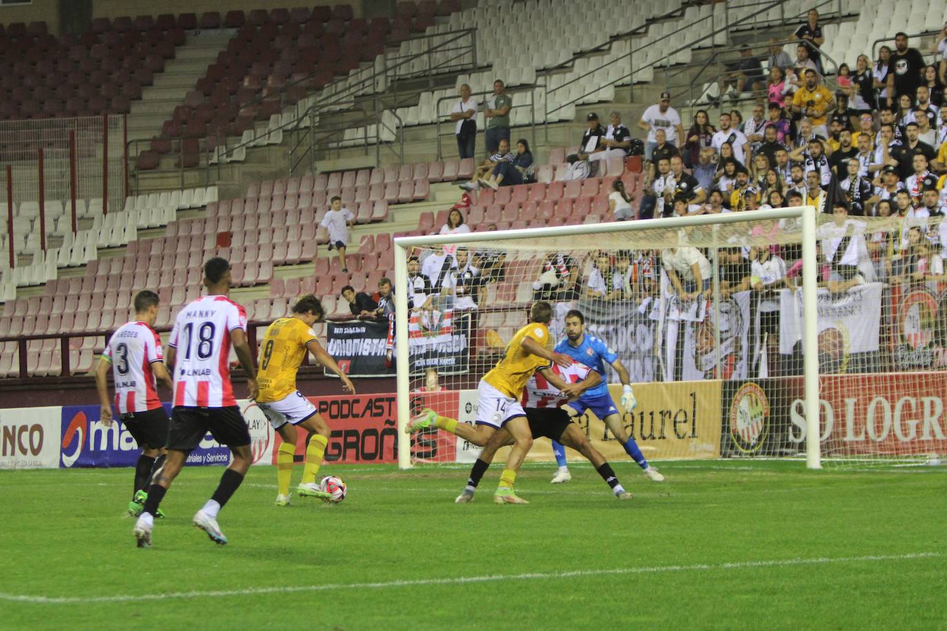 Logroñés-Unionistas: celebración del fútbol popular