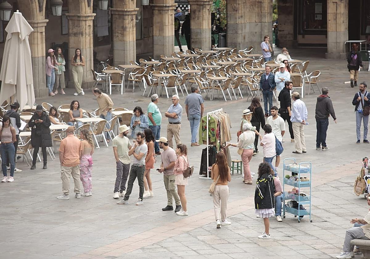 La Plaza Mayor de Salamanca, plató de Bollywood