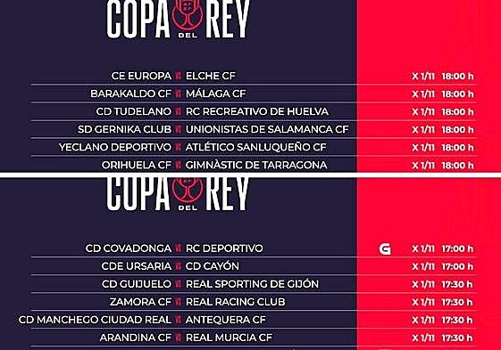 Unionistas en Gernika y el Guijuelo en casa ante el Sporting, el día 1 de noviembre