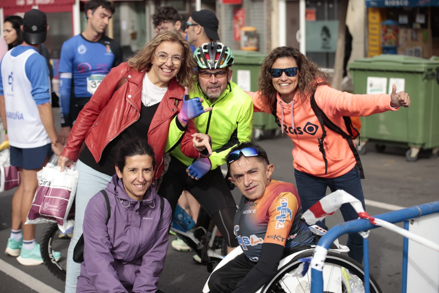 Día grande de atletismo en la Media Maratón de la Diputación