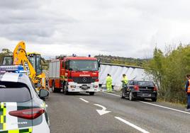 Tráfico investiga si una «indisposición» fue la causa del accidente mortal de Segovia