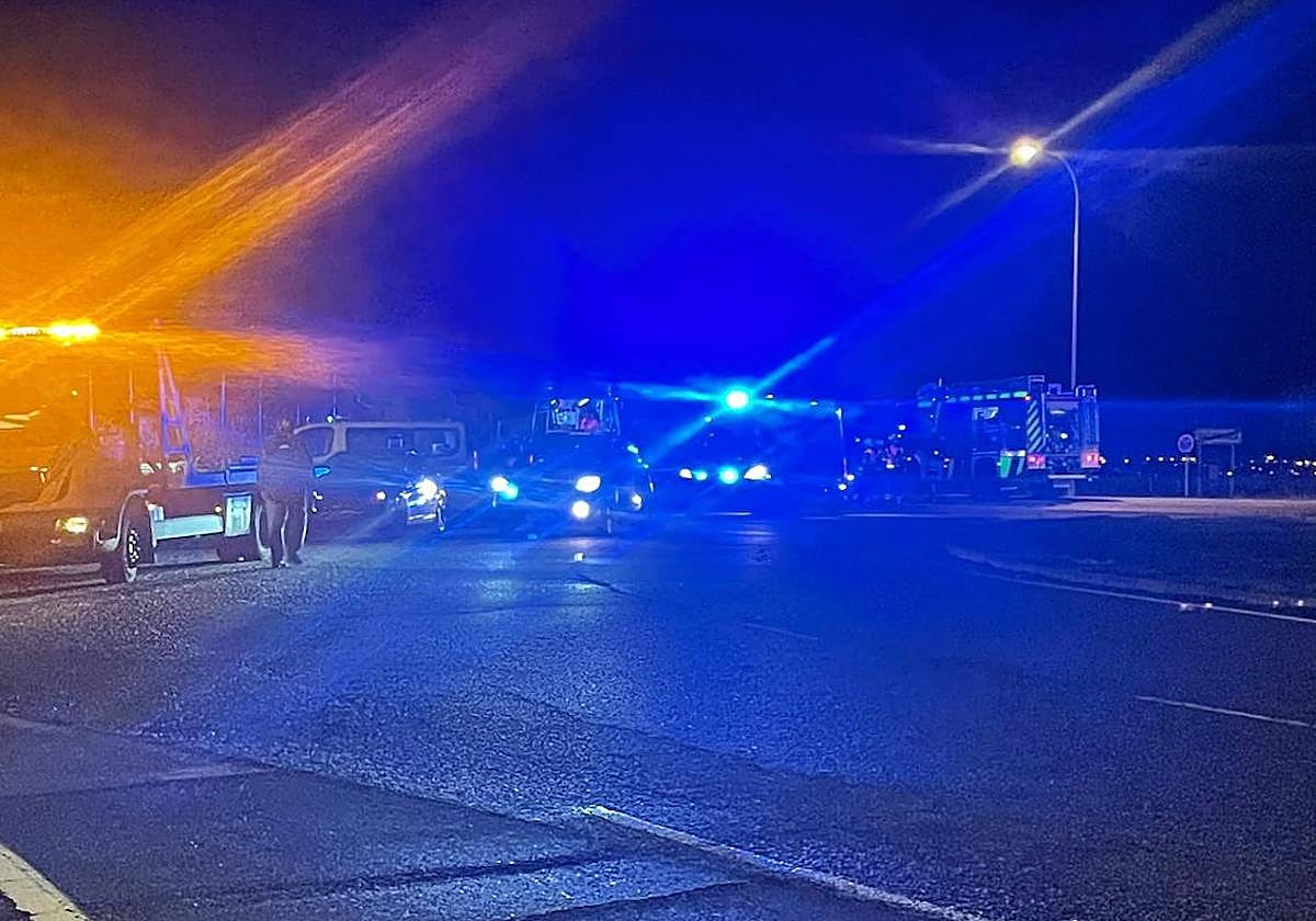 Imagen del accidente.