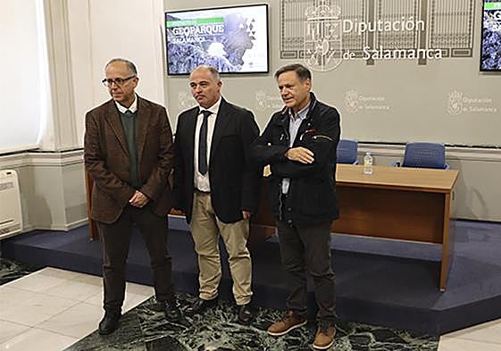 José Miguel Mateos, Juan Carlos Zaballo y Antonio Martínez Graña.