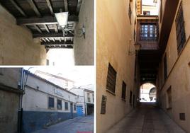 El callejón de la calle Hovohambre y el antiguo Horno Marsán.