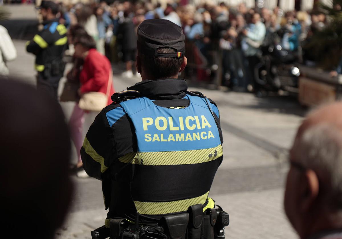 Agente de la Policía Local de Salamanca.