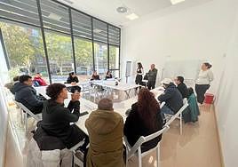 Comienzo de la formación de las 15 personas con discapacidad o en riesgo de exclusión.