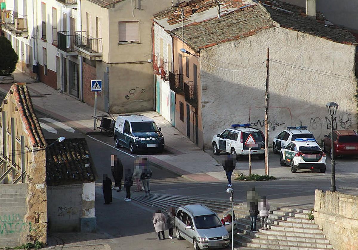 Imagen de archivo de una operación antidroga en Ciudad Rodrigo del año 2022.
