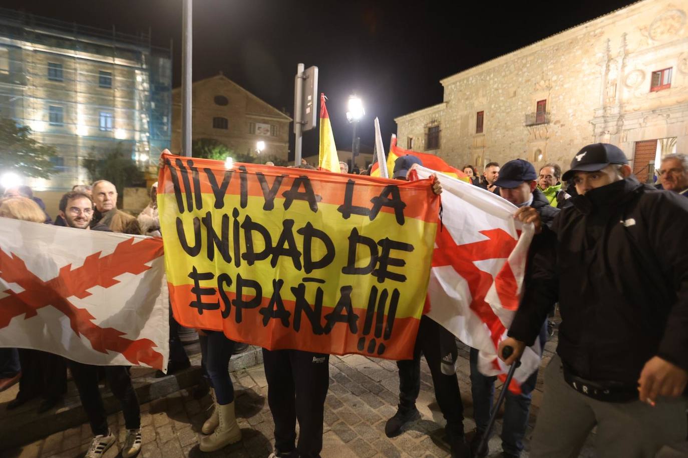Manifestación contra la amnistía en Salamanca