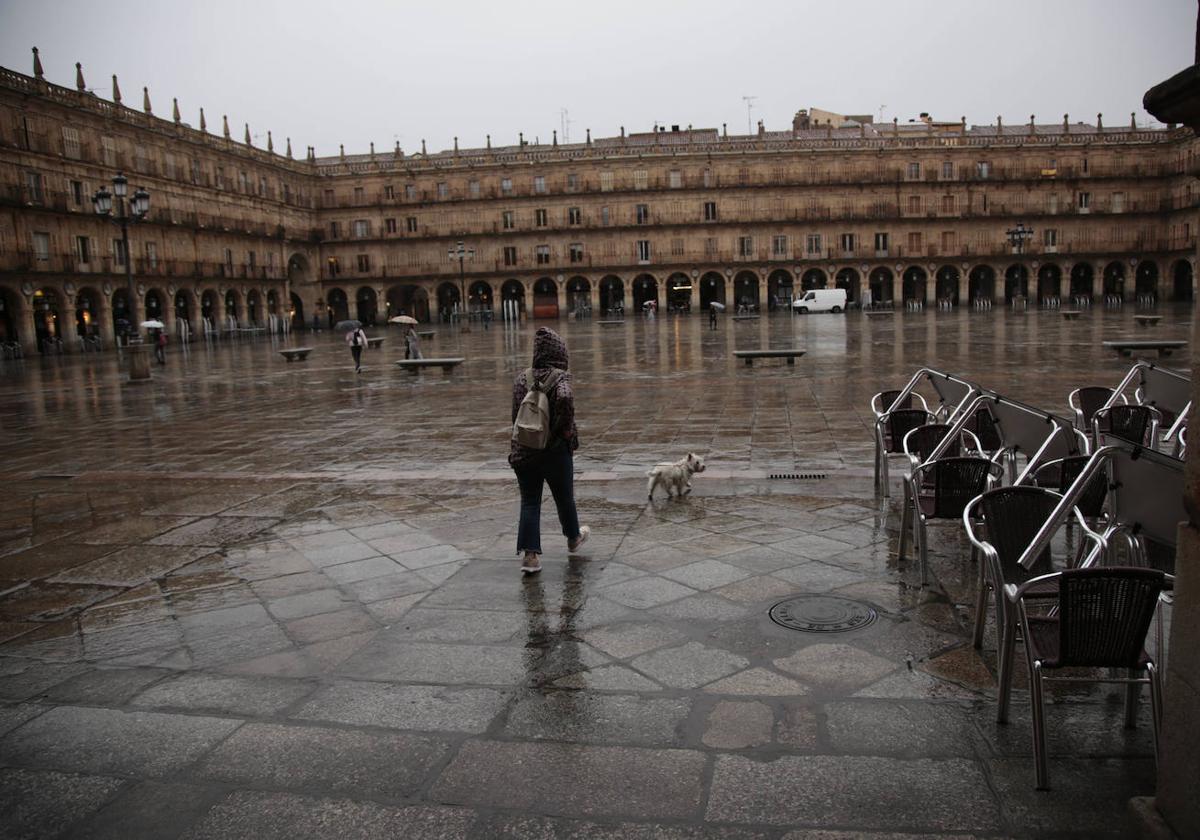 Cielos nubosos y sensación térmica de 0 grados, así se prevé este lunes en Salamanca