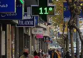 Termómetro en Salamanca