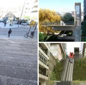 Las escaleras de la Riojana y proyectos de ascensores instalados en Vigo.