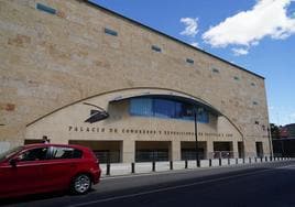 Exterior del Palacio de Congresos y Exposiciones en Salamanca.