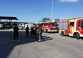 Bomberos de Salamanca en una formación