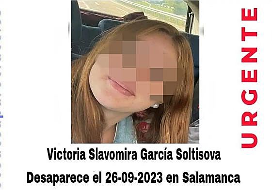 Victoria Slavomira, desaparecida en Salamanca.