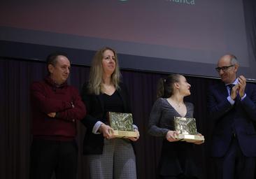 García Romo y García Rincón brillan en unos Premios del Deporte Salmantino que homenajean a Basas