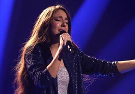 Nereida, durante su actuación en la semifinal