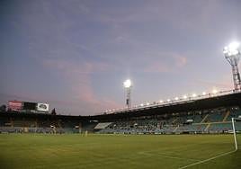 Vista general del estadio Helmántico.
