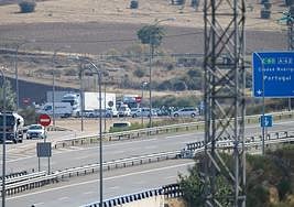 Atasco en la rotonda de Buenos Aires.