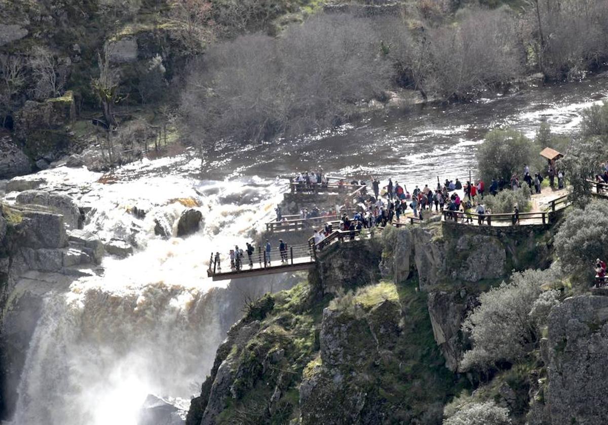 Mirador del Pozo de los Humos donde ha tenido lugar el incidente.