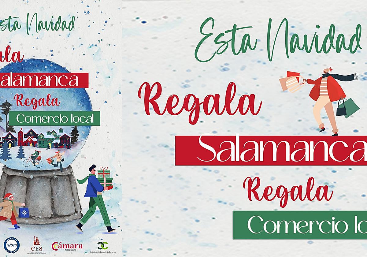 Cartel navideño de la campaña